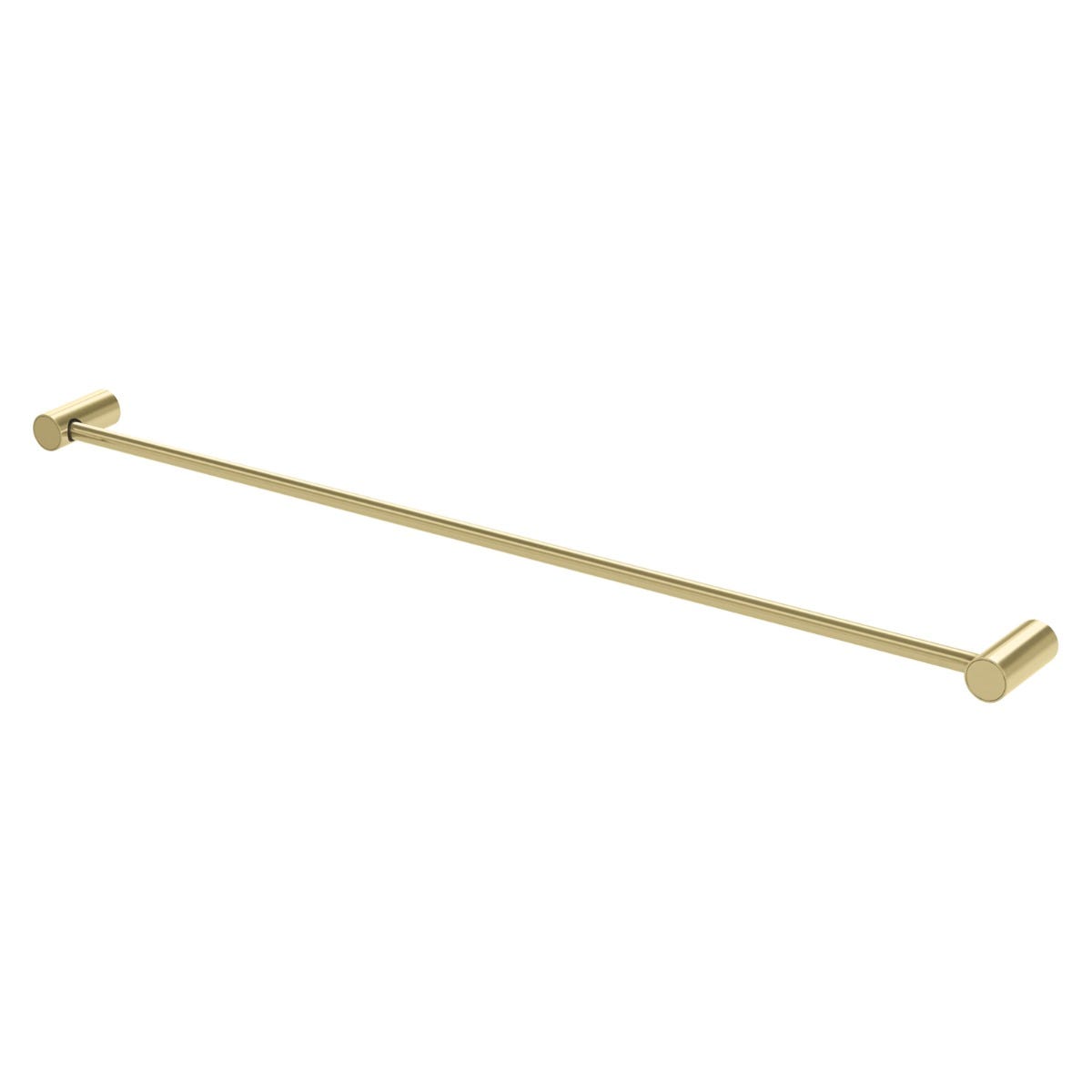 Phoenix Vivid Slimline Single Towel Rail 800mm Brushed Gold