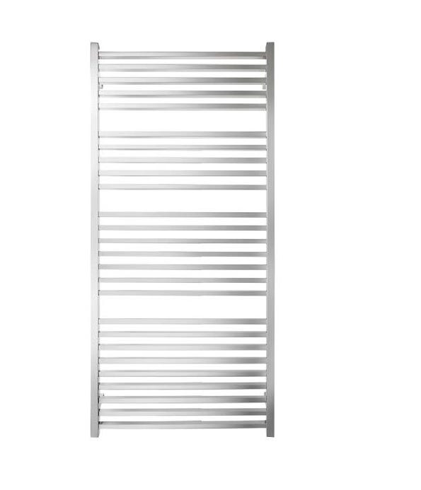 Forme Premium 14 Bar Square Wide Stainless Steel Heated Towel Rail 700mm W x 850mm H x 120mm D Renovation Kingdom